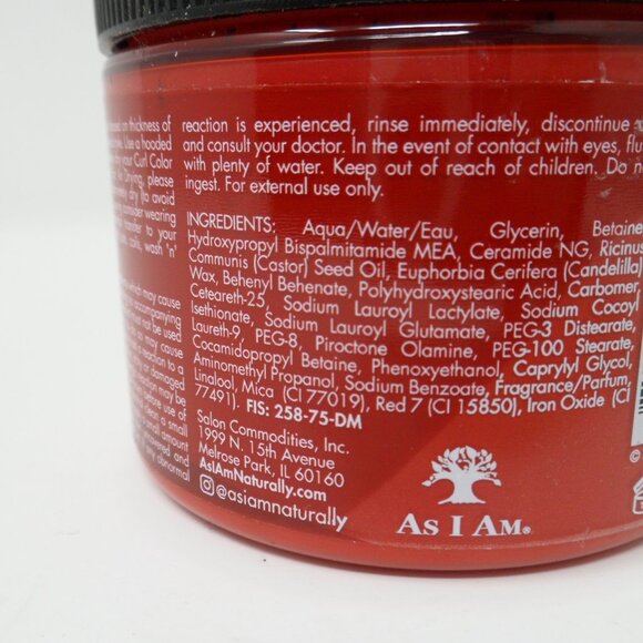 As I am Curl Color Temporary Hair Color Hot Red - Picture 6 of 9